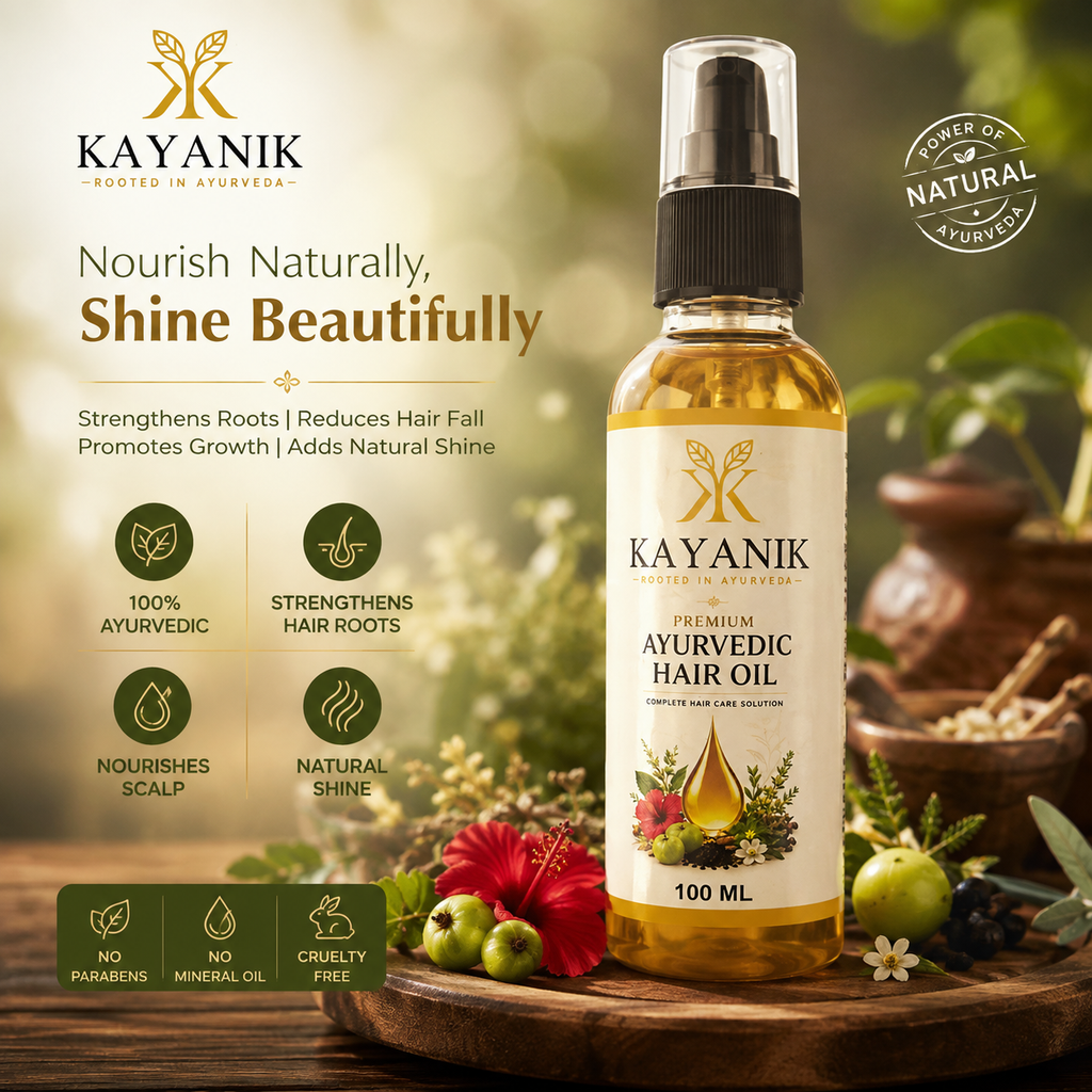 Kayanik Premium Ayurvedic Hair Oil – 100 ML