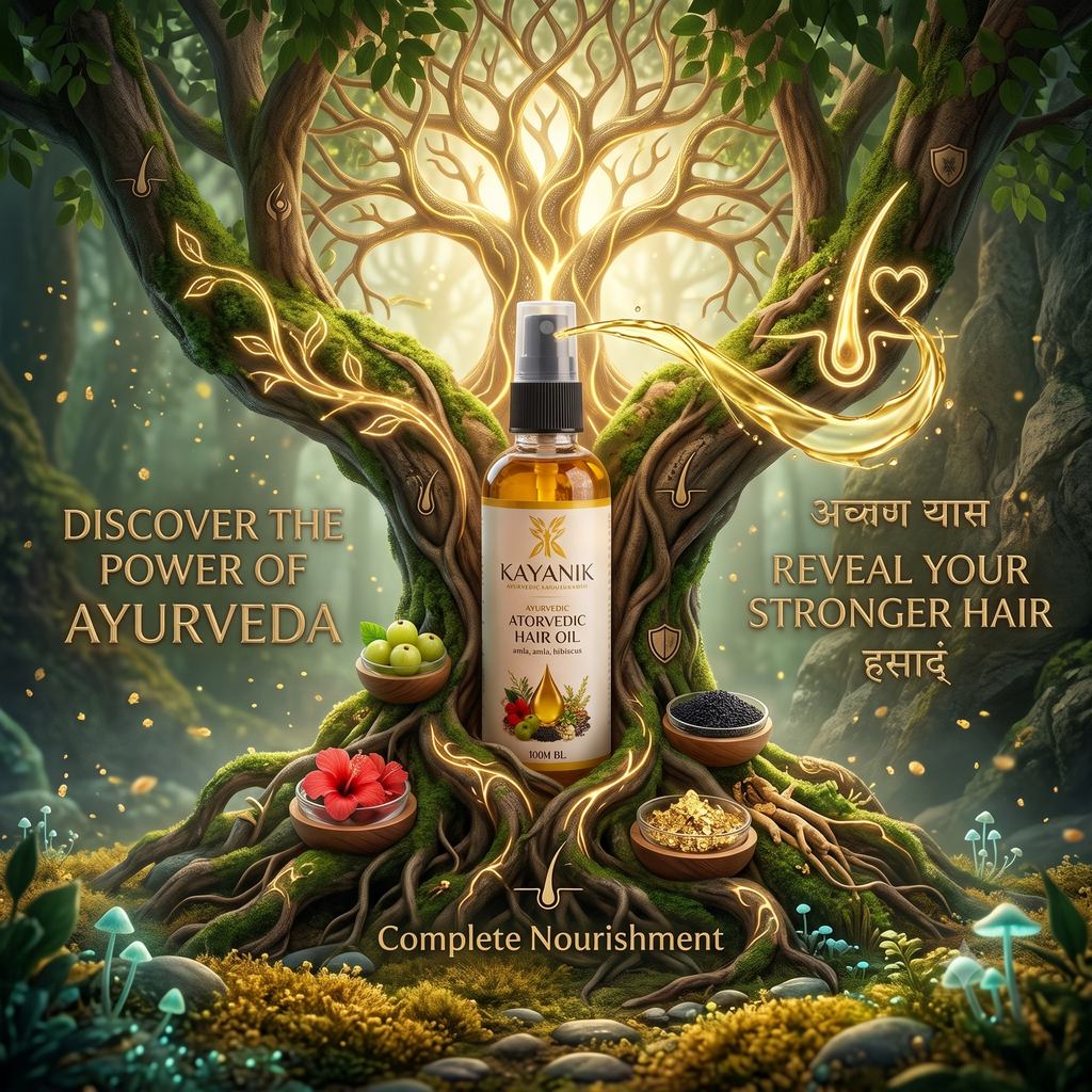 Kayanik Premium Ayurvedic Hair Oil – 100 ML